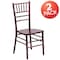 Flash Furniture HERCULES Series Mahogany Wood Chiavari Chair, PK2 2-XS-MAHOGANY-GG - alternate 3
